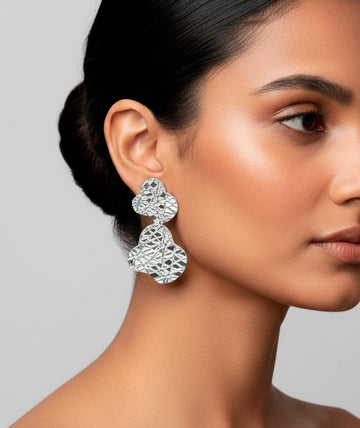 Aretes Avery Trébol y Corazón Bohemio