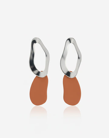 Aretes Olaya Diseño Orgánico Moderno