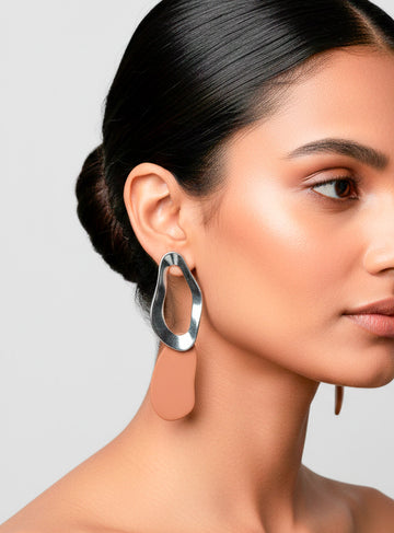Aretes Olaya Diseño Orgánico Moderno