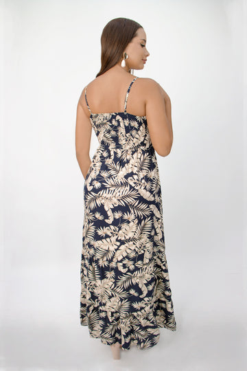 Vestido Largo Pamela Estampado Boho