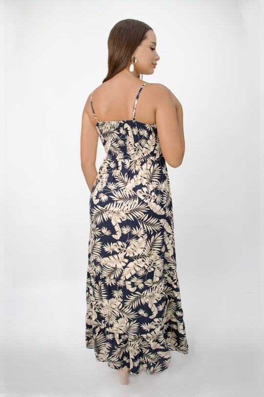 Vestido Largo Pamela Estampado Boho